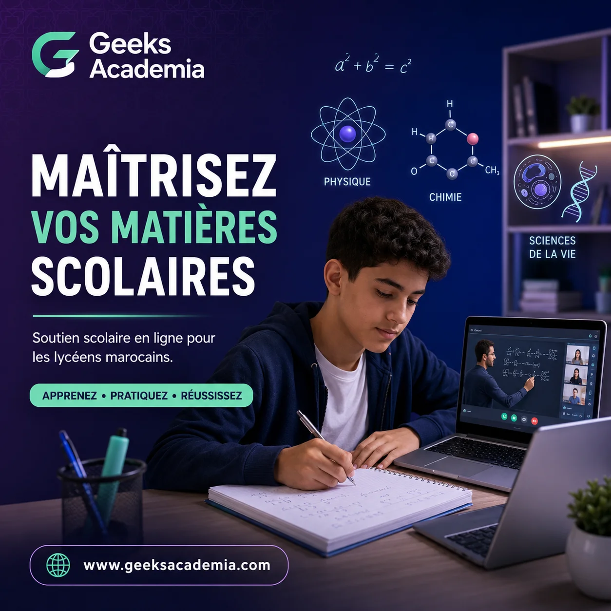 Geeks Academia social creative 02